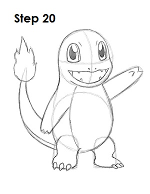 300x388 How To Draw Charmander