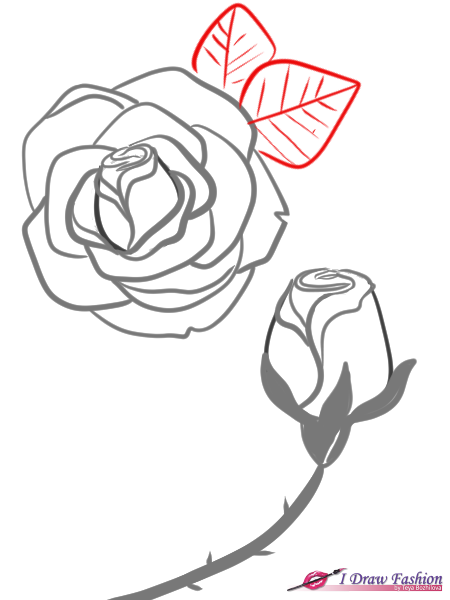 450x600 How To Draw Roses I Draw Fashion