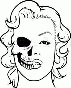 236x291 Easy To Draw Skulls How To Draw A Easy Skull Step 8