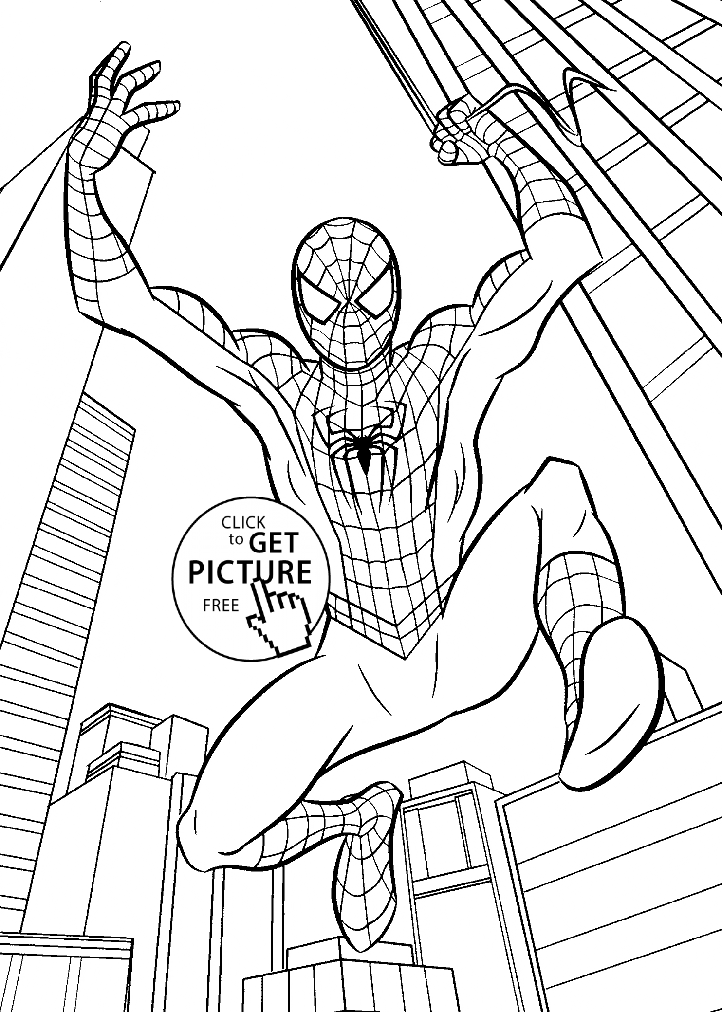 1483x2079 Coloring Pages Surprising Spiderman Drawings For Kids 5m6 How