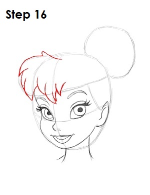 300x388 How To Draw Tinkerbell