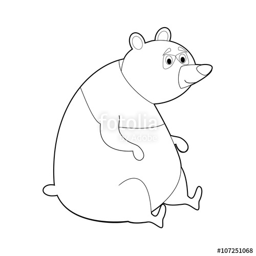 500x500 Easy Coloring Animals For Kids Panda Stock Image And Royalty