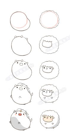 236x472 How To Draw A Kawaii Cute Kitty 3 Cartooning