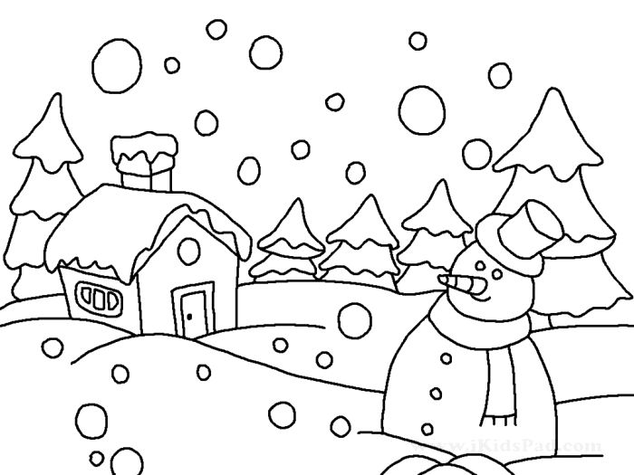 700x525 Winter Season Drawing Ideas Easy