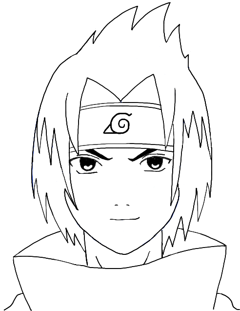 492x637 How To Draw Sasuke Uchiha From Naruto Step By Step Drawing