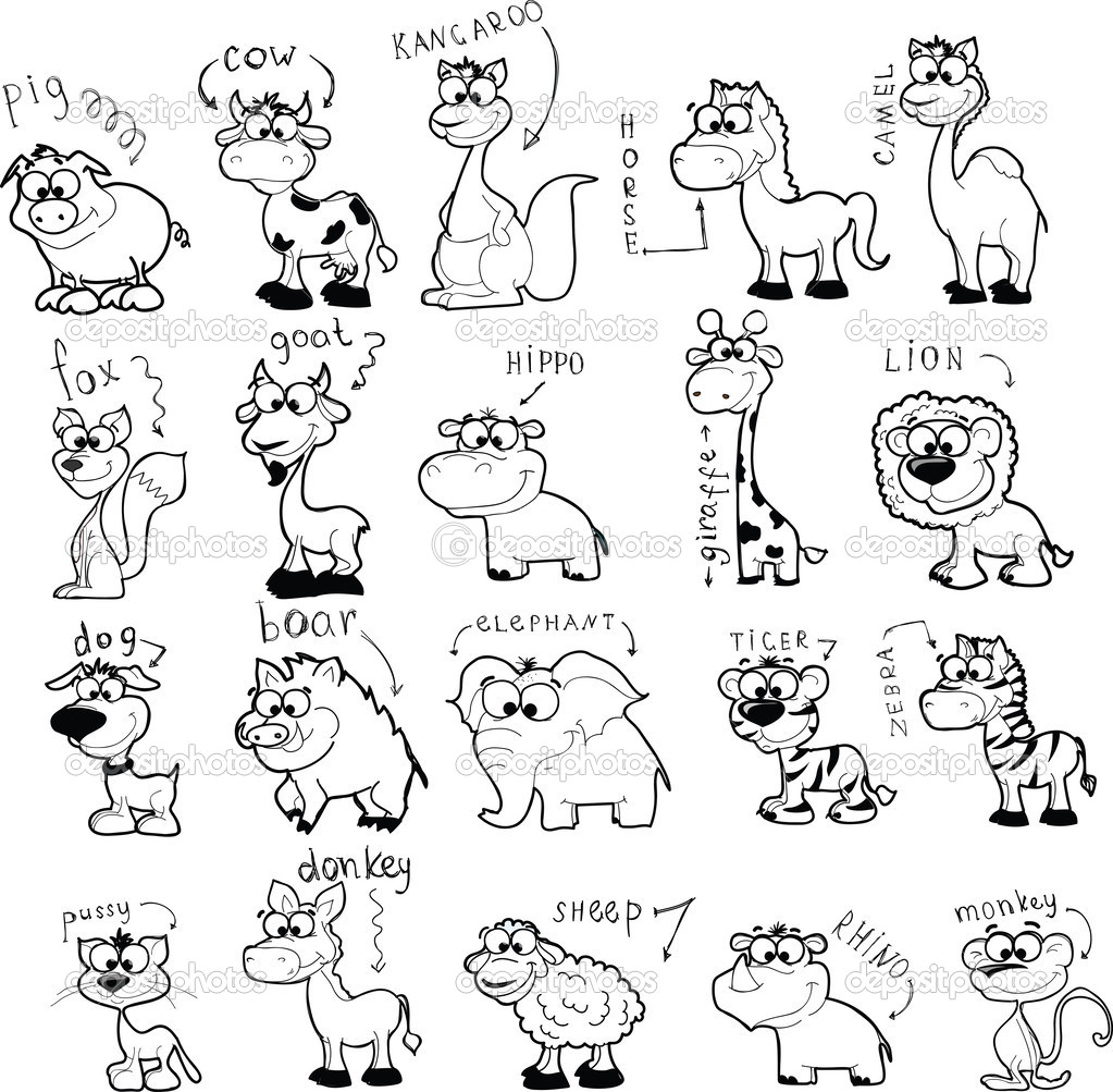 1023x1003 Cute Easy Drawings Of Animals Curtain Ideas