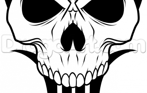 509x320 Simple Skull Drawings Easy Drawings Of Skulls Clipartsco