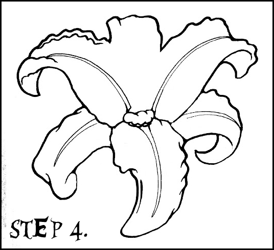 536x490 How To Draw A Flower Step By Step Daryl Hobson Artwork