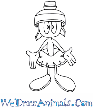 300x350 How To Draw Duck Dodgers