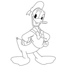 236x236 How To Draw Donald Duck Easy Step 7 Funny Donald