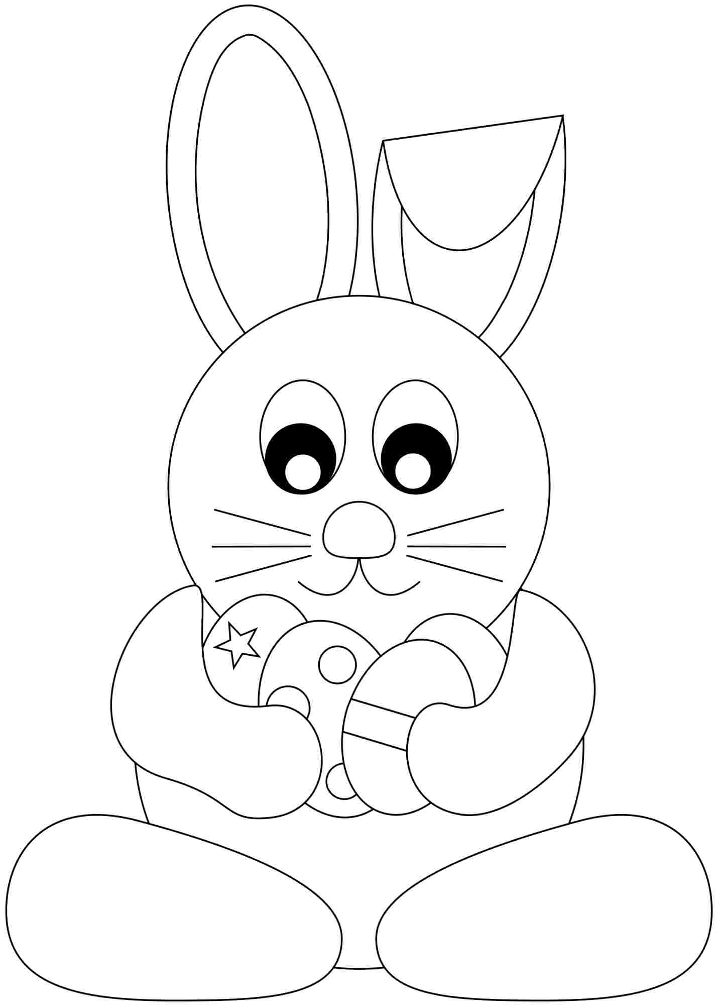 Easter Bunny Drawing Printable