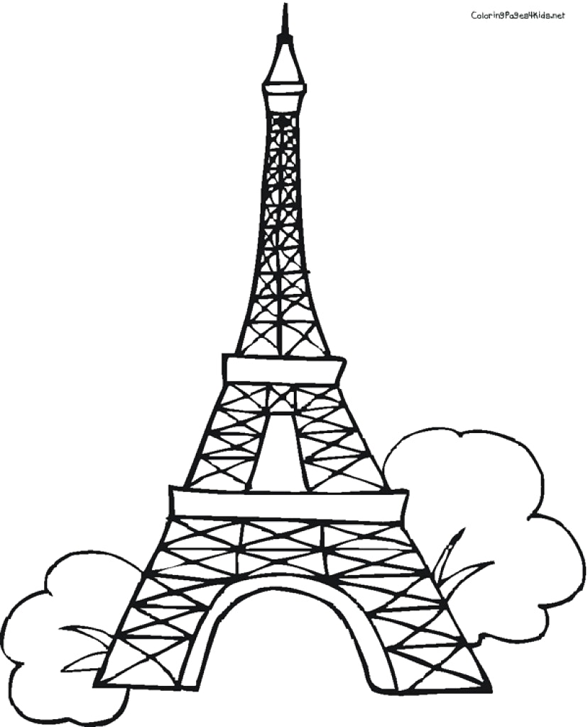 Easy Eiffel Tower Drawing at GetDrawings | Free download