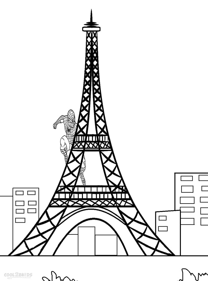 667x900 Printable Eiffel Tower Coloring Pages For Kids Cool2bkids