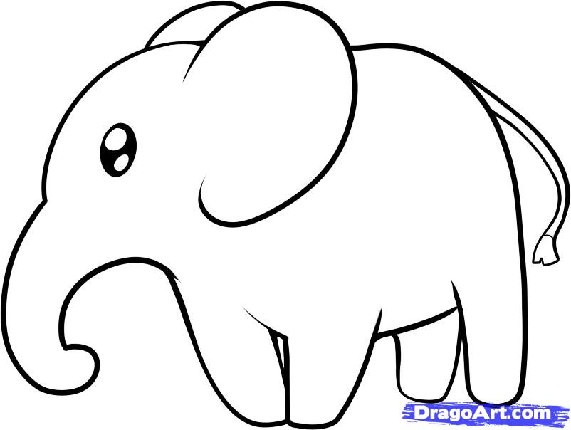 802x604 Best Photos Of Easy To Draw Elephant