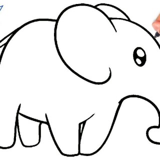 320x320 Tag For Elephant Easy Drawing Cute Cartoon Elephant Wallpaper