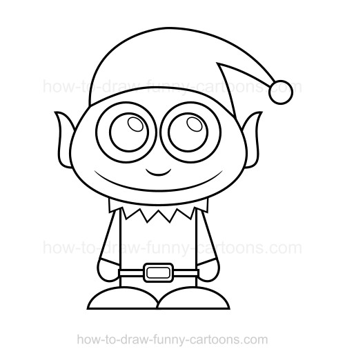 500x522 How To Draw An Elf