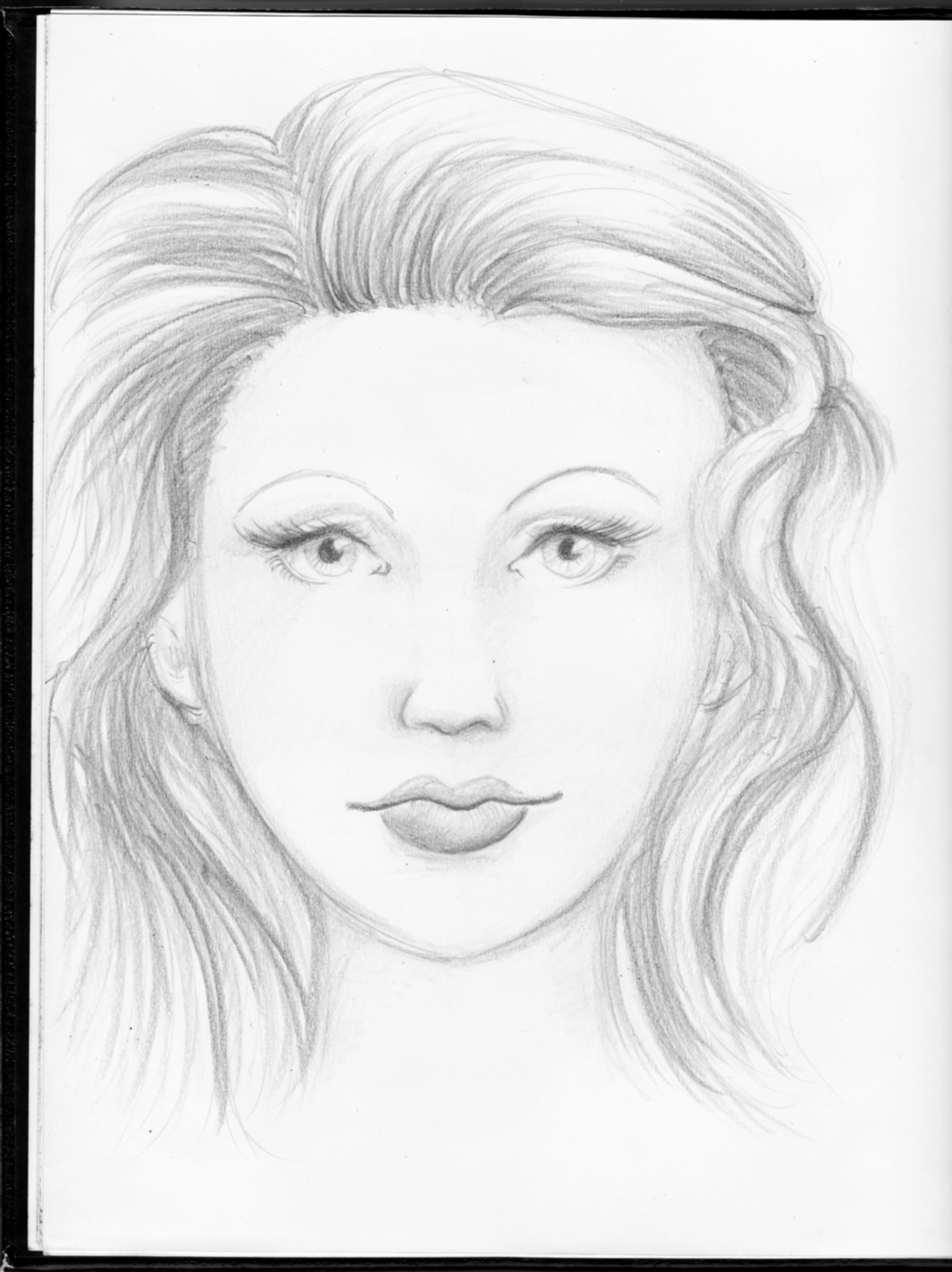 Easy Face Drawing Pencil at GetDrawings Free download