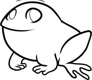 302x262 How To Draw How To Draw A Frog For Kids