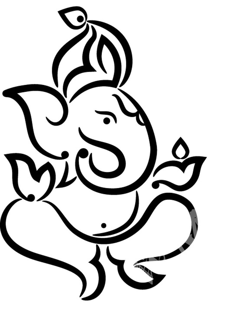 900x1200 Photos Easy Ganpati Drawing,