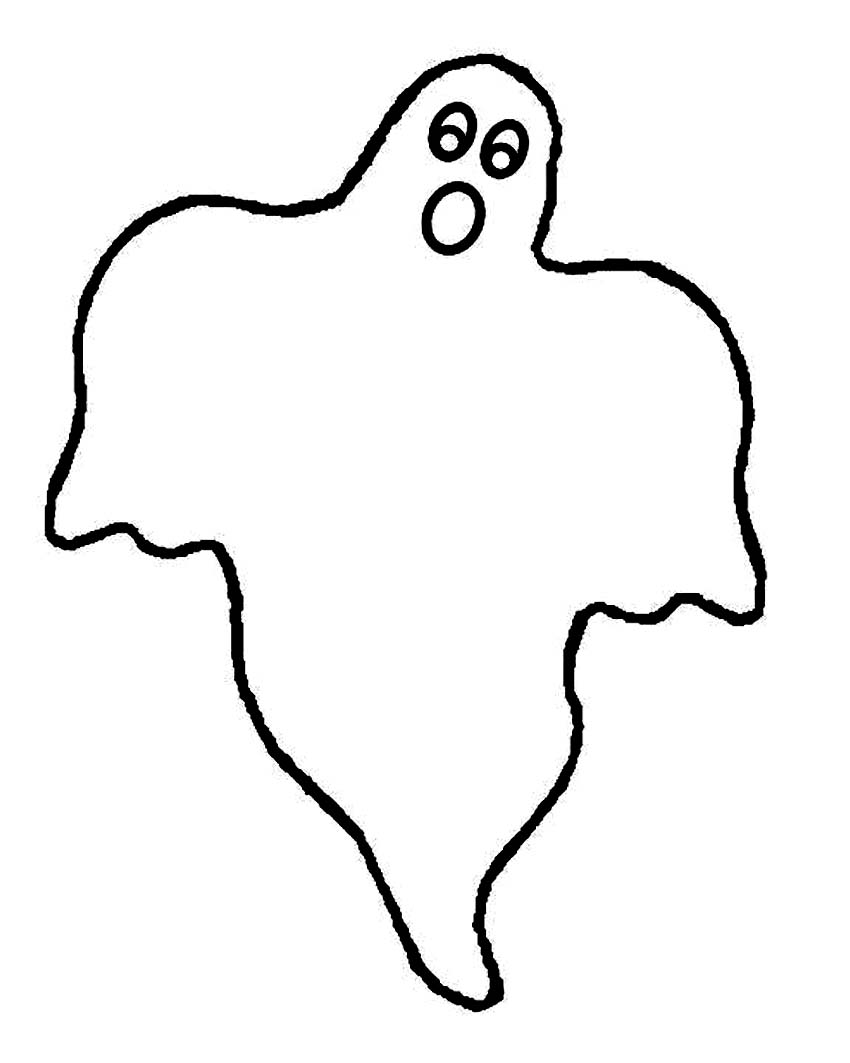 850x1063 Ghost Coloring Pages