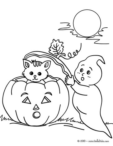 363x470 Ghost Coloring Pages 2