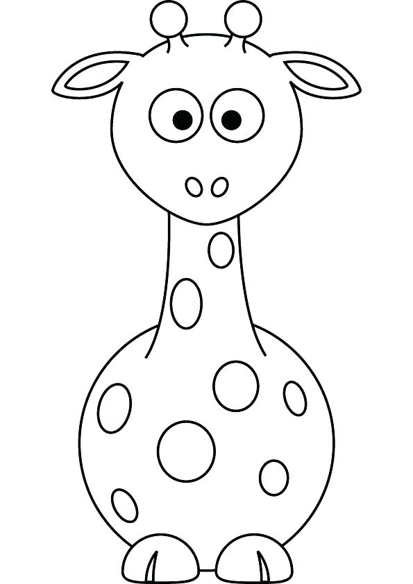 Easy Giraffe Drawing at GetDrawings | Free download