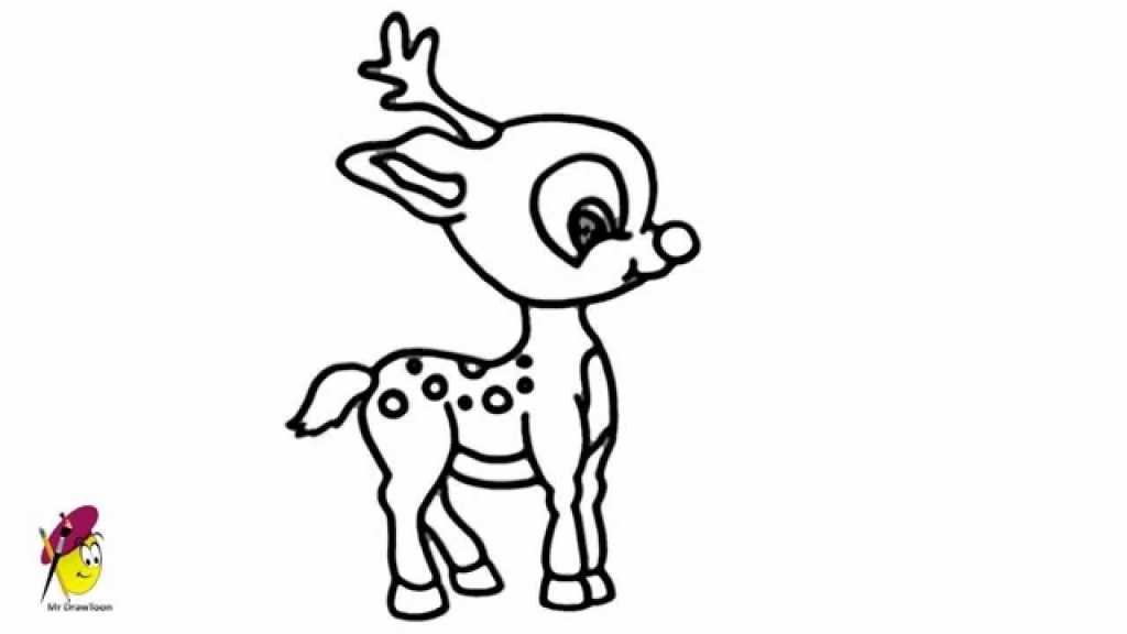1024x576 Pictures To Draw Easy Goat Cartoon Easy Drawing How To Draw A Goat