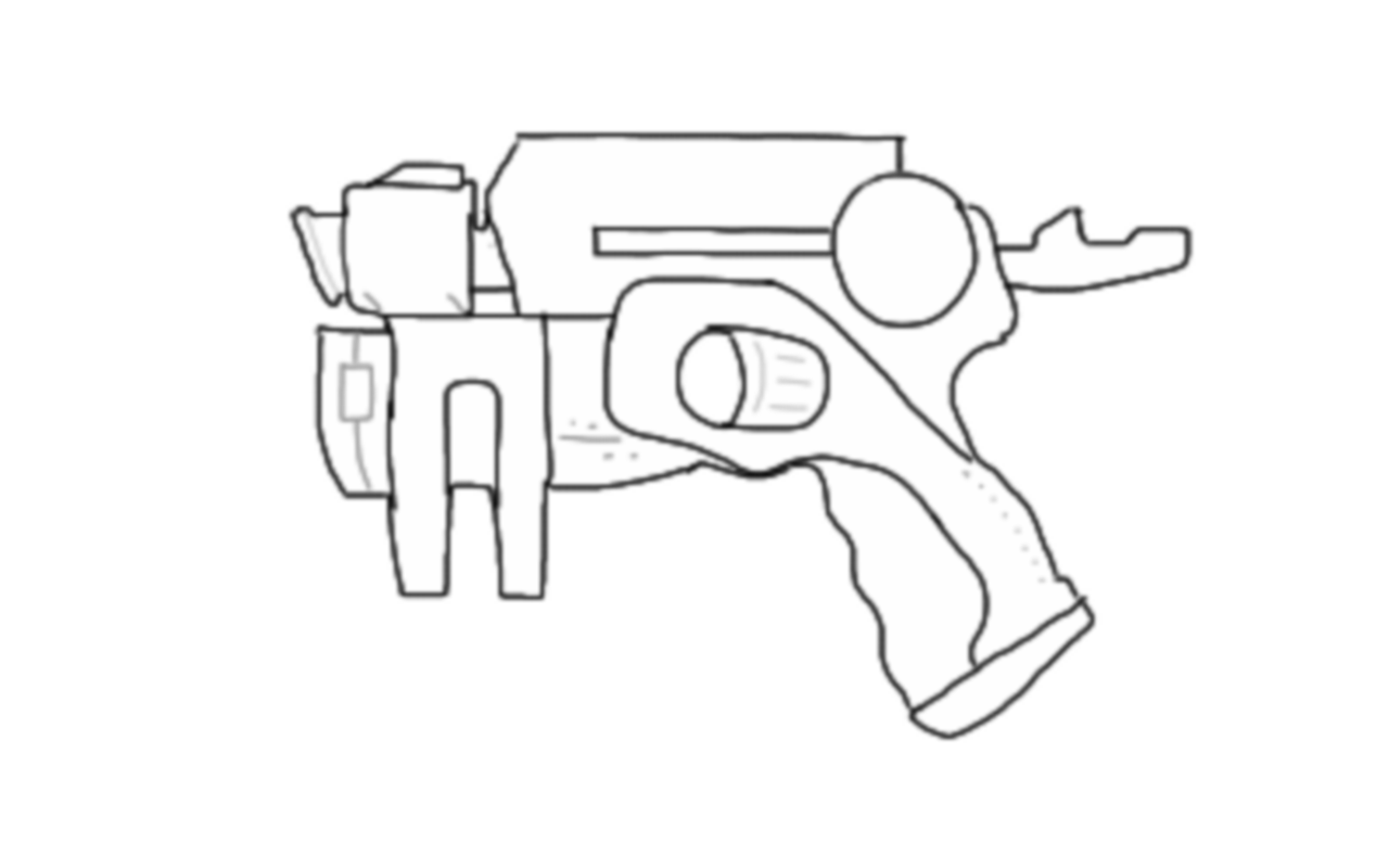 1280x800 Line Drawings For Blasters Nerf
