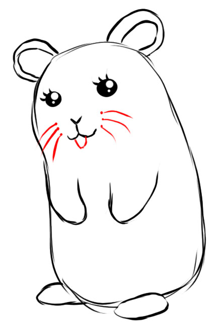 433x660 How Easy It Is To Draw Hamster