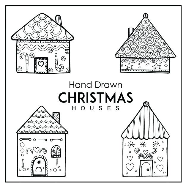626x626 Christmas House Drawing Coloring Pages Gingerbread House Christmas