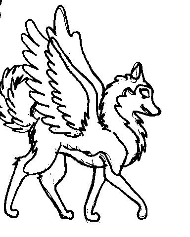 384x480 Winged Husky Mylordshipness