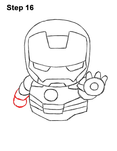 386x500 How To Draw Iron Man (Mini)