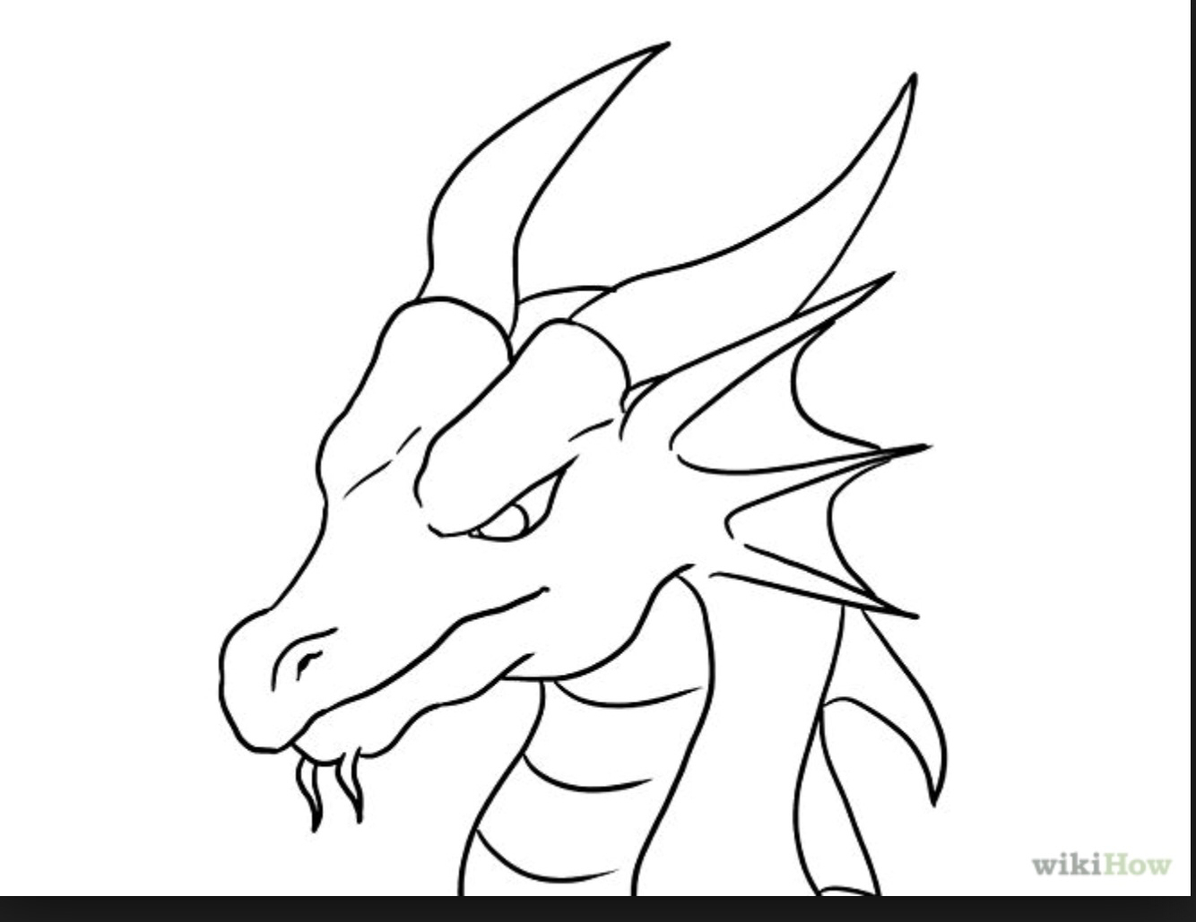 1334x1029 Dragon Cartoon Drawing How To Draw A Dragon Flying
