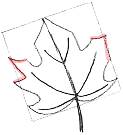 400x437 How To Draw Maple Leaves
