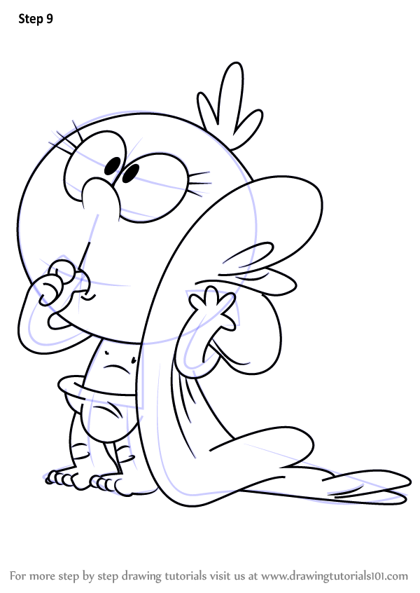 600x846 Learn How To Draw Lily Loud From The Loud House (The Loud House