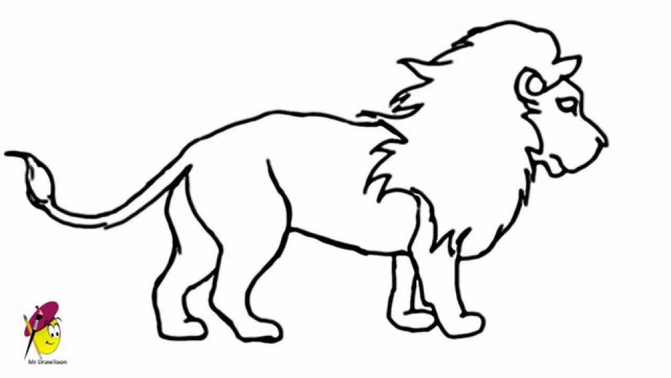 974x548 Easy Drawing Of A Lion Face Tags Easy Drawing Of A Lion How