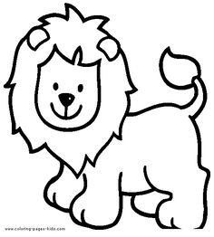 236x262 Free Printable Lion Coloring Pages For Kids
