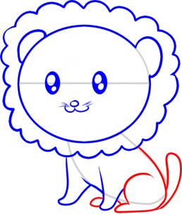 258x302 How To Draw How To Draw A Lion For Kids