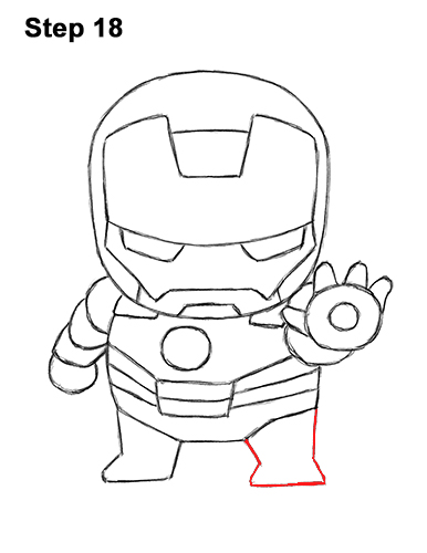 386x500 How To Draw Iron Man (Mini)
