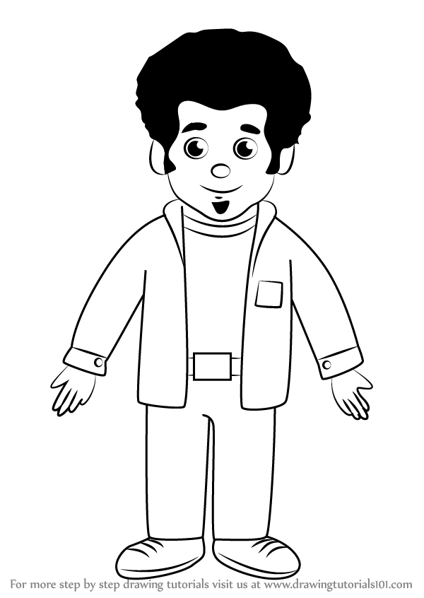 600x846 Learn How To Draw Music Man Stan From Daniel Tiger's Neighborhood