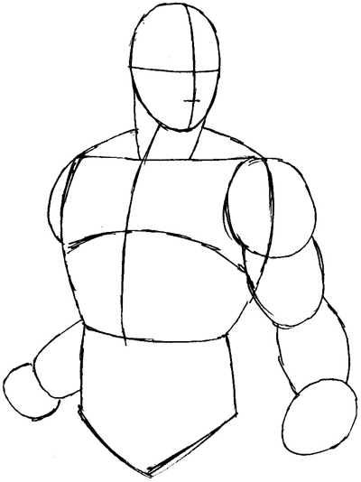 400x534 Pictures Easy Super Hero Drawing,