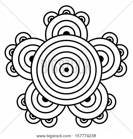 450x470 Simple Mandala Flower Design Vector Amp Photo Bigstock