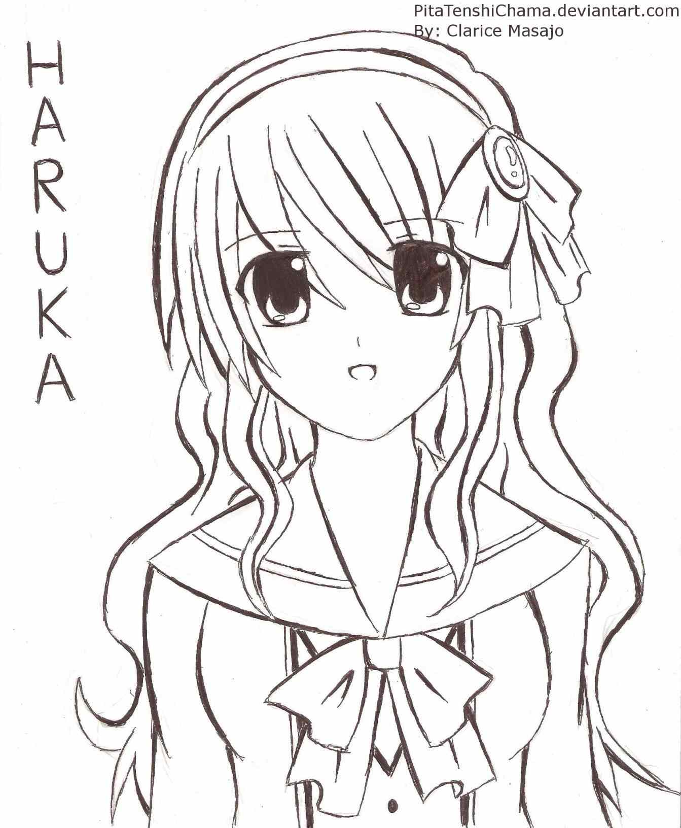 1343x1632 Need This Drawing Curly Easy Manga Girl Hairstyles Hair Reference