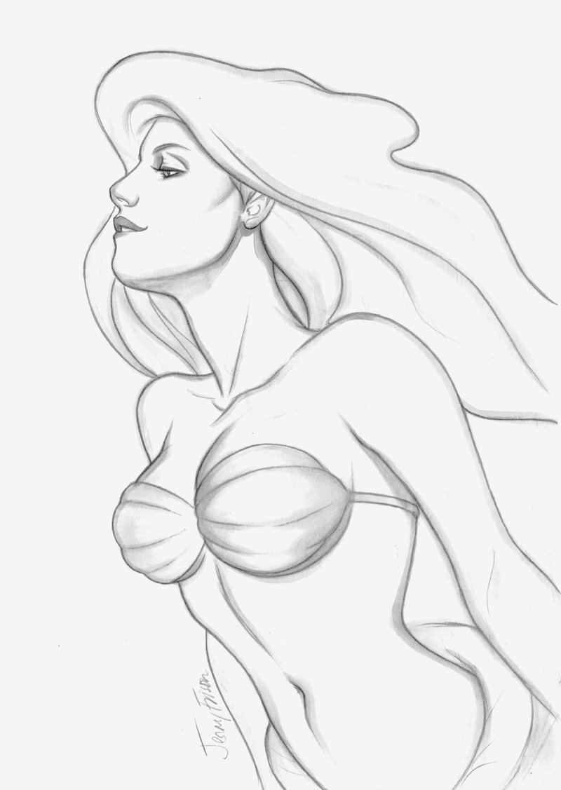 800x1127 The Little Mermaid By Jenny Frison By Ashcanallstars