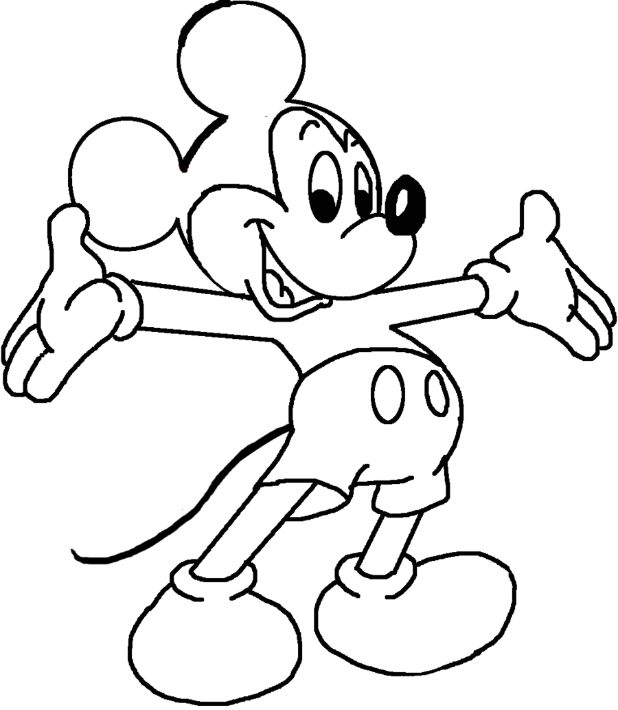 900x1033 Mickey Mouse Cartoon Drawing