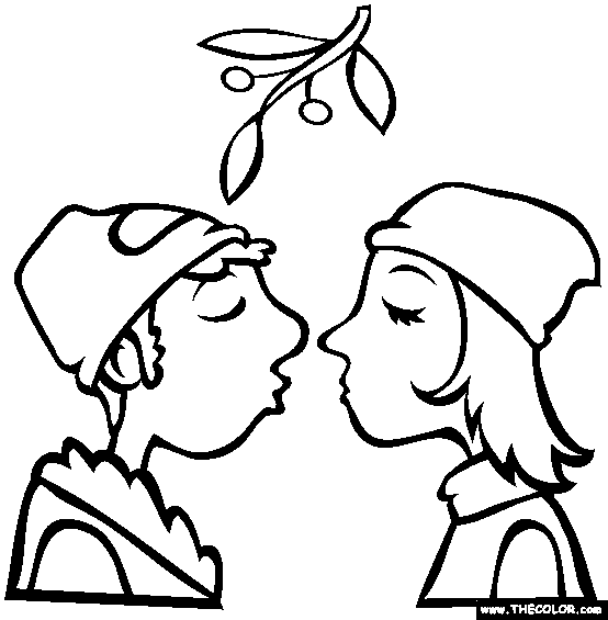 554x565 Mistletoe Christmas Drawings Festival Collections