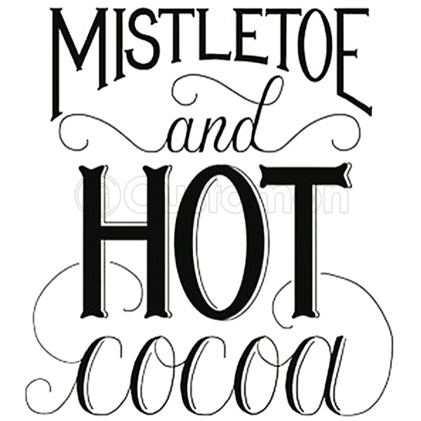 600x600 Mistletoe And Hot Cocoa Men's T Shirt