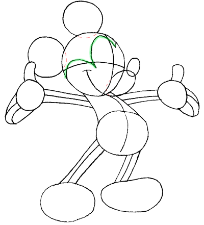 400x441 Do You Want To Learn How To Draw Mickey Mouse, A Disney Cartoon