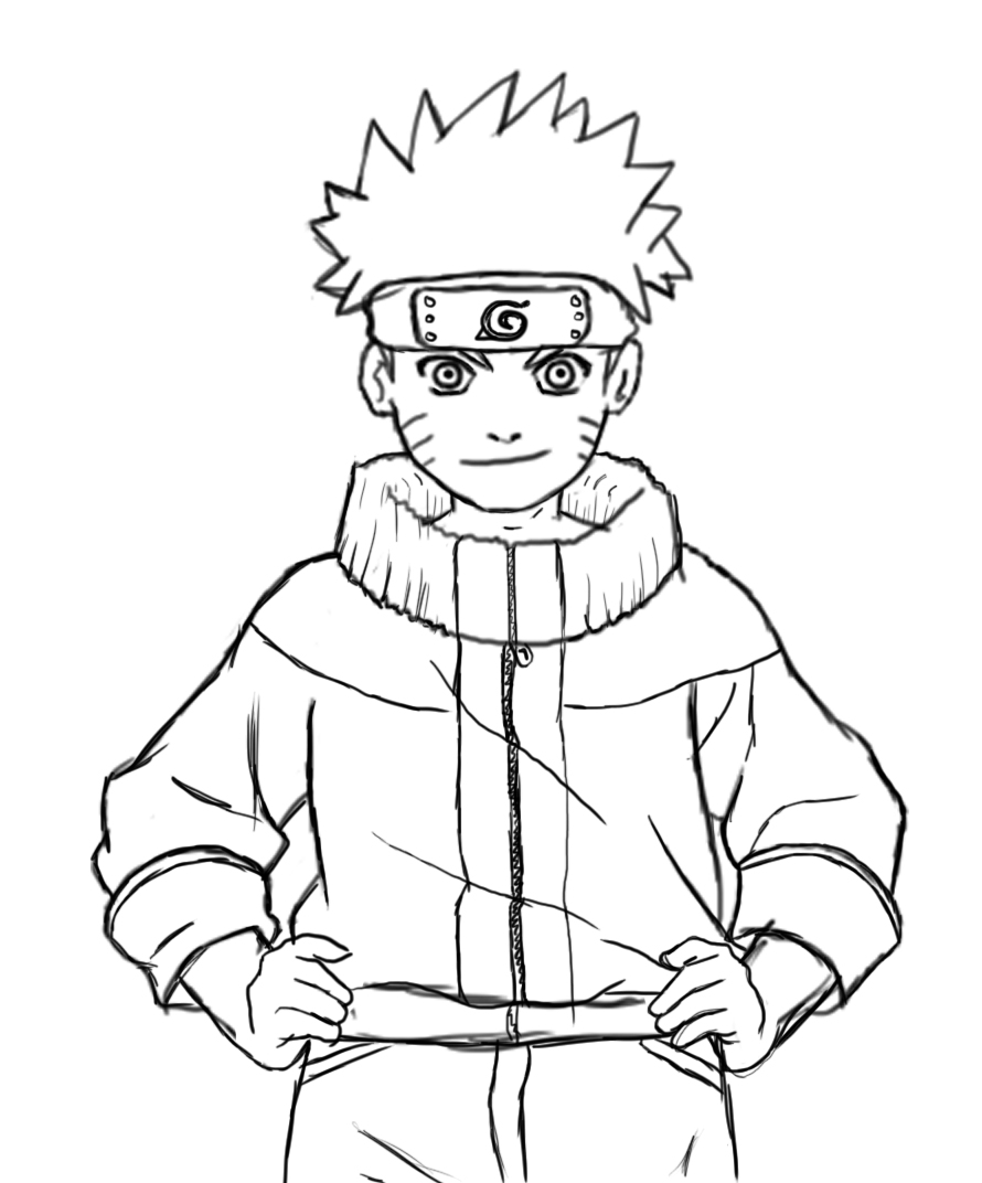 890x1072 How To Draw Naruto