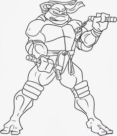 236x275 Ninja Turtles Art Coloring Page Tmnt Party Ninja